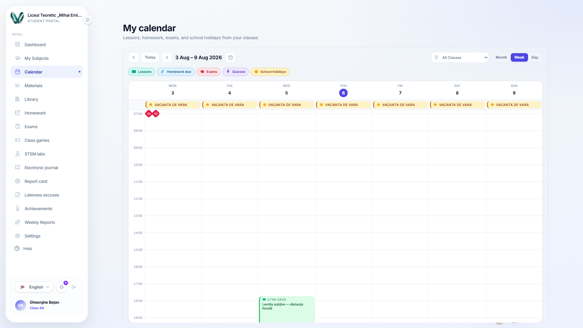 The Calendar